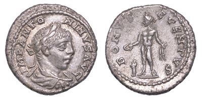 Eliogabalo, 218-222. Denario, Anni 218-219. Zecca Incerta in Oriente.