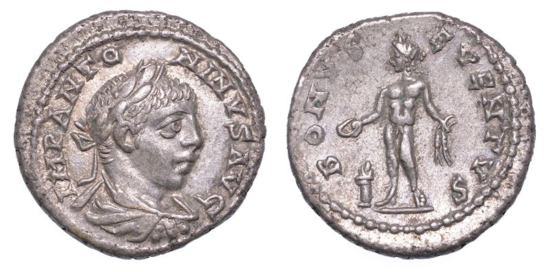 ELIOGABALO, 218-222. Denario, anni 218-219. Zecca incerta in Oriente.  - Asta Numismatica - Cambi Casa d'Aste