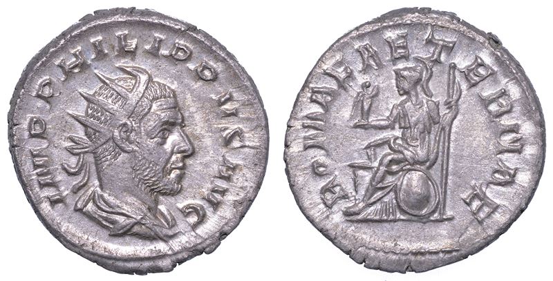 FILIPPO I, 244-249. Antoniniano, 244-247. Roma.  - Auction Numismatics - Cambi Casa d'Aste