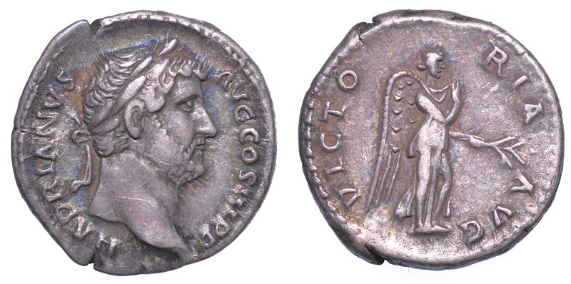 ADRIANO, 117-138. Denario, anno 136. Roma.  - Auction Numismatics - Cambi Casa d'Aste