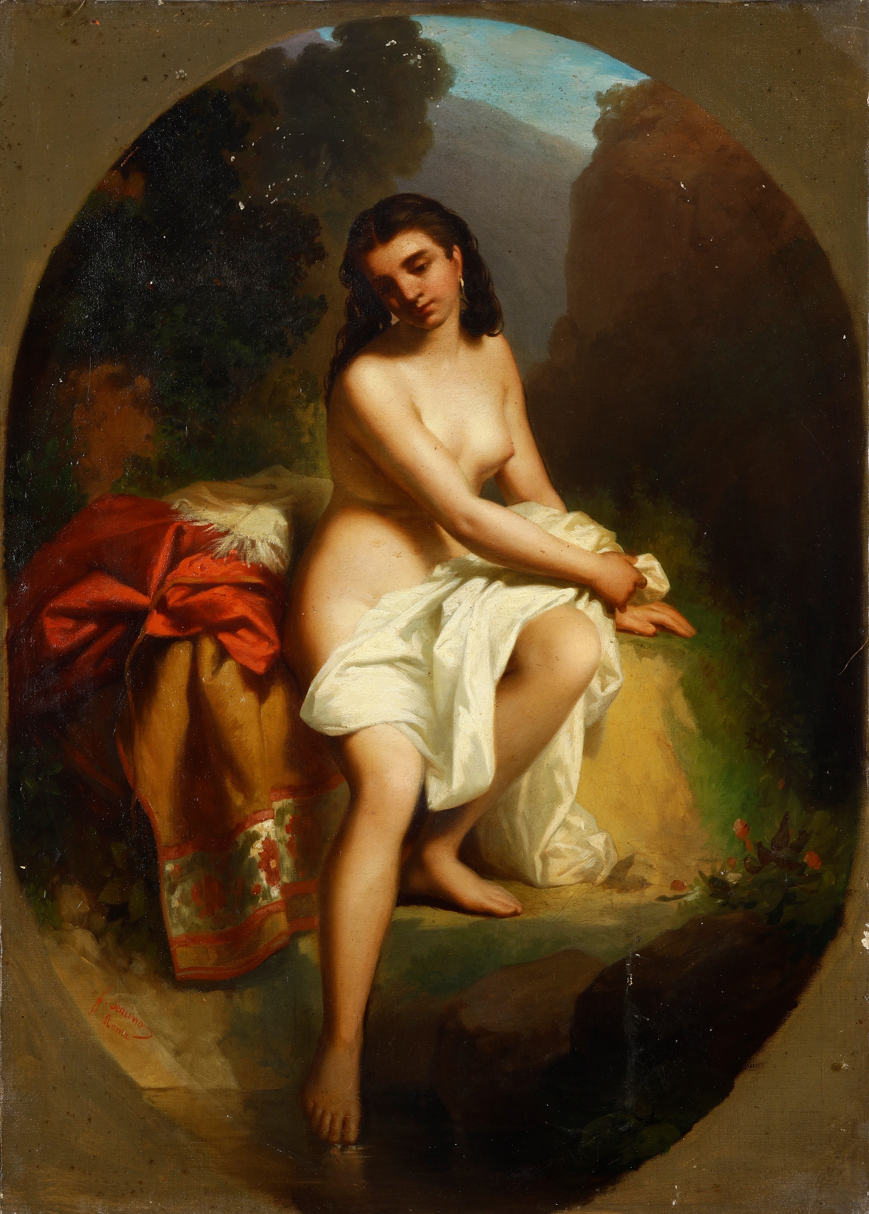 Francesco Semino - Figura Femminile al Bagno