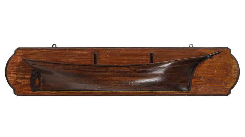 Mezzo modello di scafo inizio XX secolo  - Asta Arte Marinara - Cambi Casa d'Aste