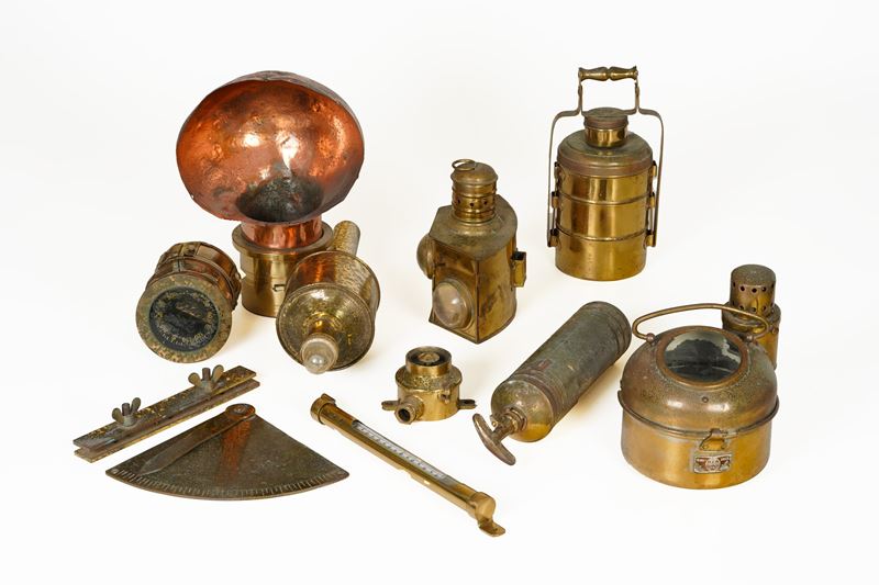 Lotto di strumenti e oggetti di bordo  - Auction Maritime Art - Cambi Casa d'Aste