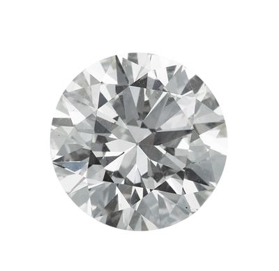 Diamante, taglio brillante, 5,07 ct, colore M, VS1 (fluorescenza UV molto lieve azzurra)