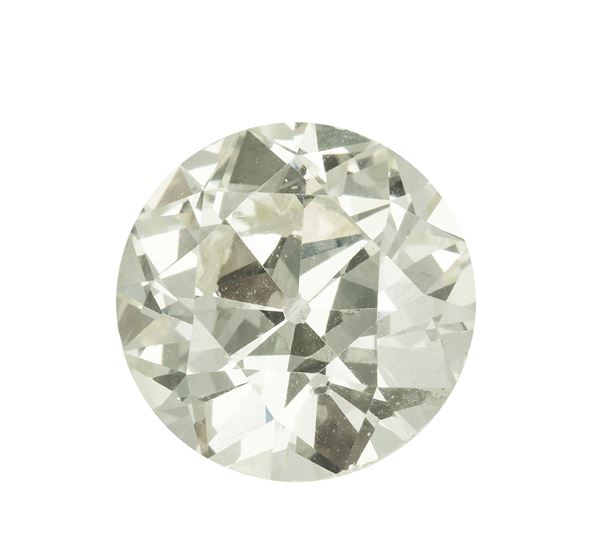 Old-cut diamond weighing 10.19 carats. Gemmological Report GEM LAB n. 004824