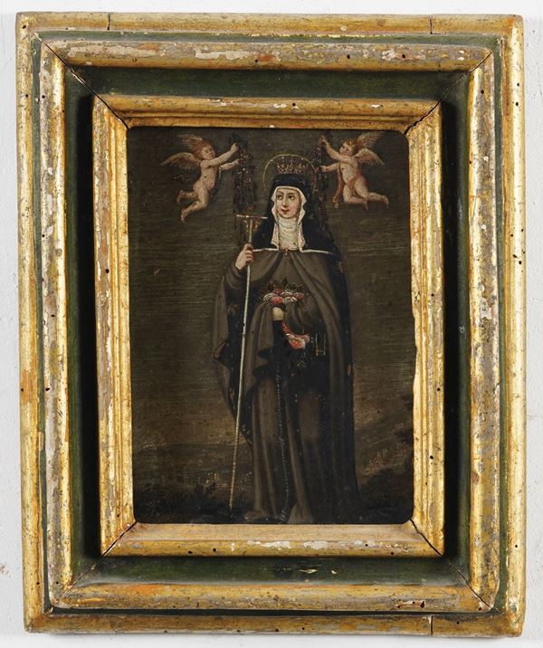 Scuola del XVII secolo Santa Elisabetta d'Ungheria