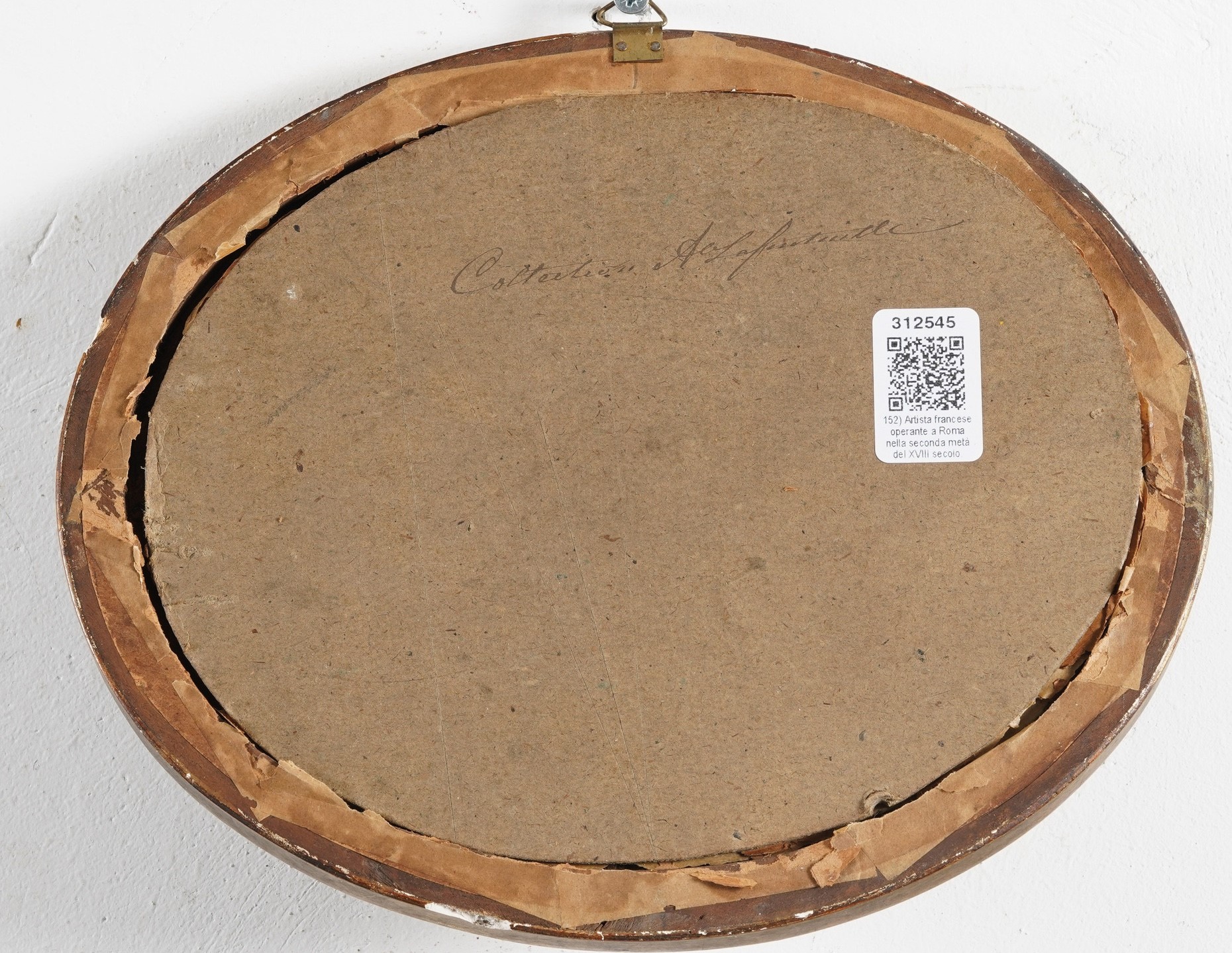 Artista Francese Operante a Roma nella Seconda Metà del XVIII Secolo