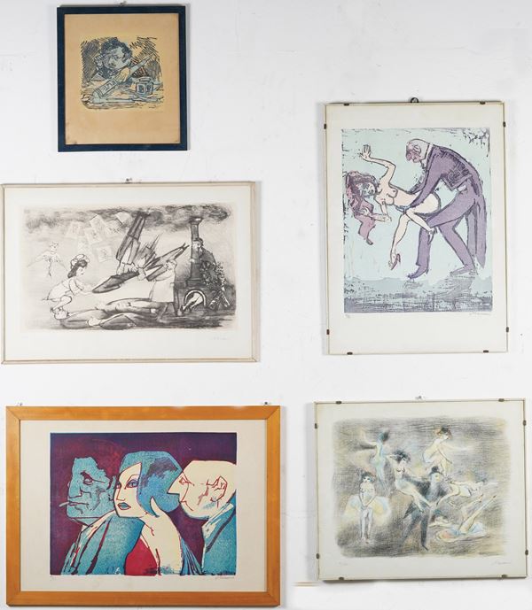 Mino Maccari - Lotto multiplo