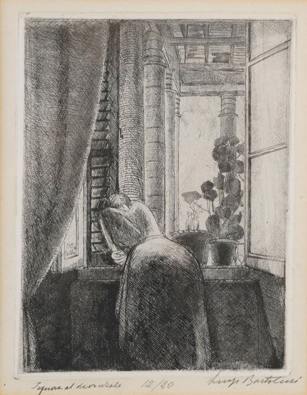 Signora al davanzale