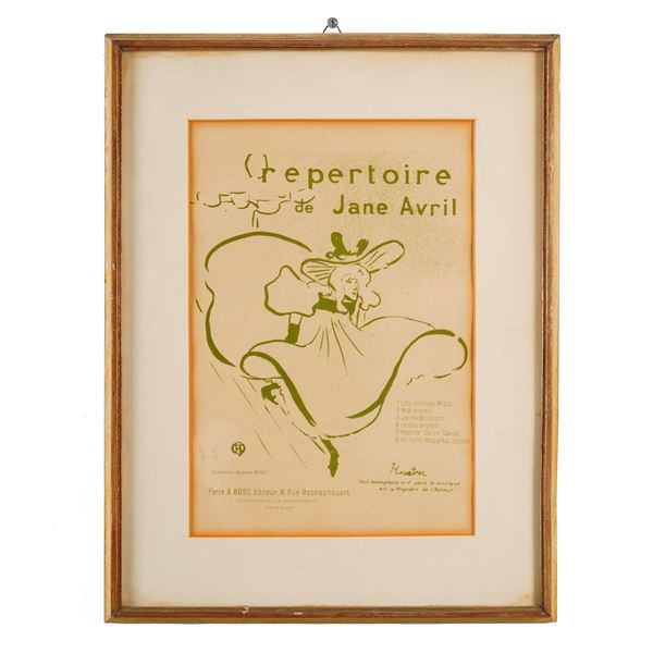 Repertoire de Jane Avril Parigi, Auguste Bosc, XX secolo