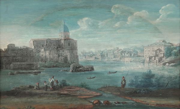 Veduta del Tevere a San Giovanni dei Fiorentini