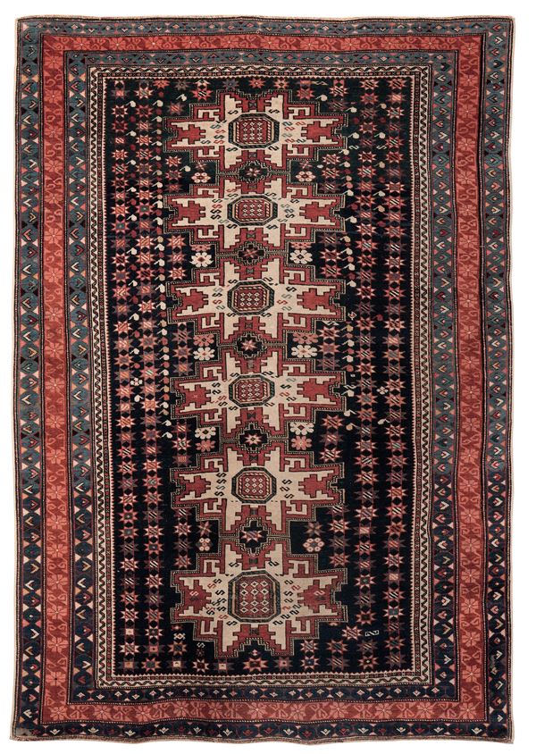 Tappeto Lesghi Shirvan, sud est Caucaso fine XIX inizio XX secolo