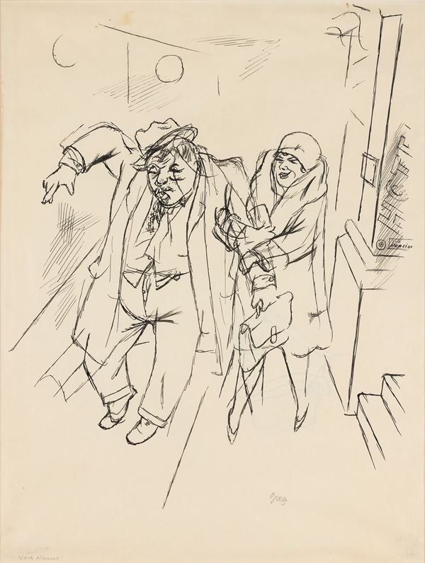 George Grosz - Nach Hause