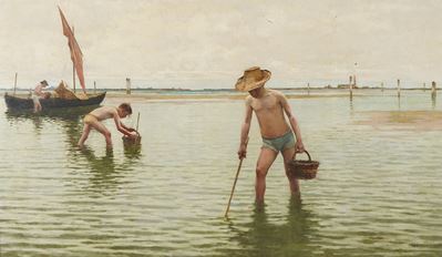 Pescatori nella Laguna