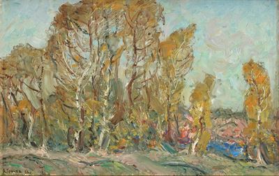 Scuola Russa (anatoliy Gratchov ?) Luce D’autunno