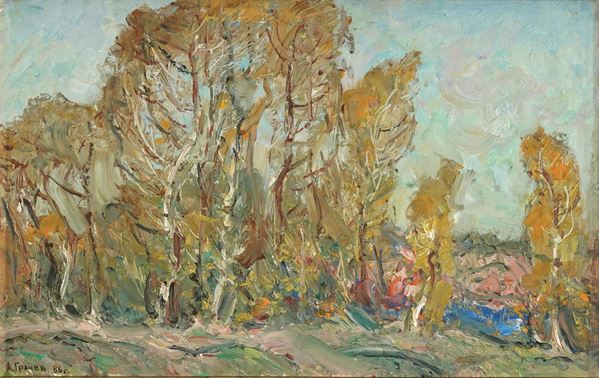 Scuola russa (Anatoliy Gratchov ?) Luce d’autunno