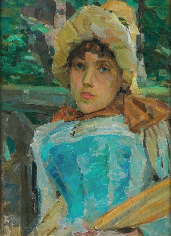 Makogon (?) Ritratto femminile, 1961