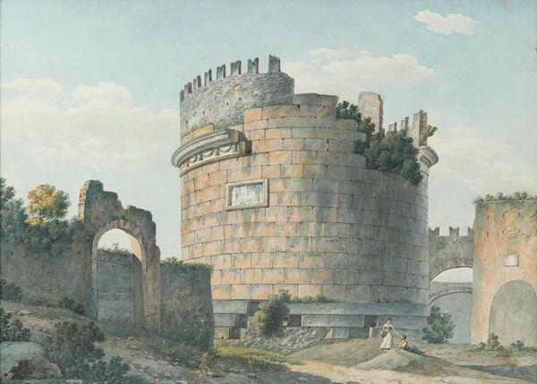 Anonimo del XIX-XX secolo Mausoleo di Cecilia Metella