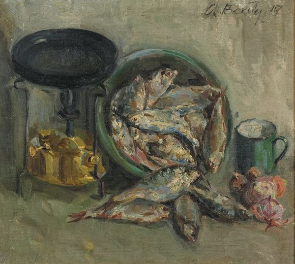 Vexler (?) Natura morta con pesci