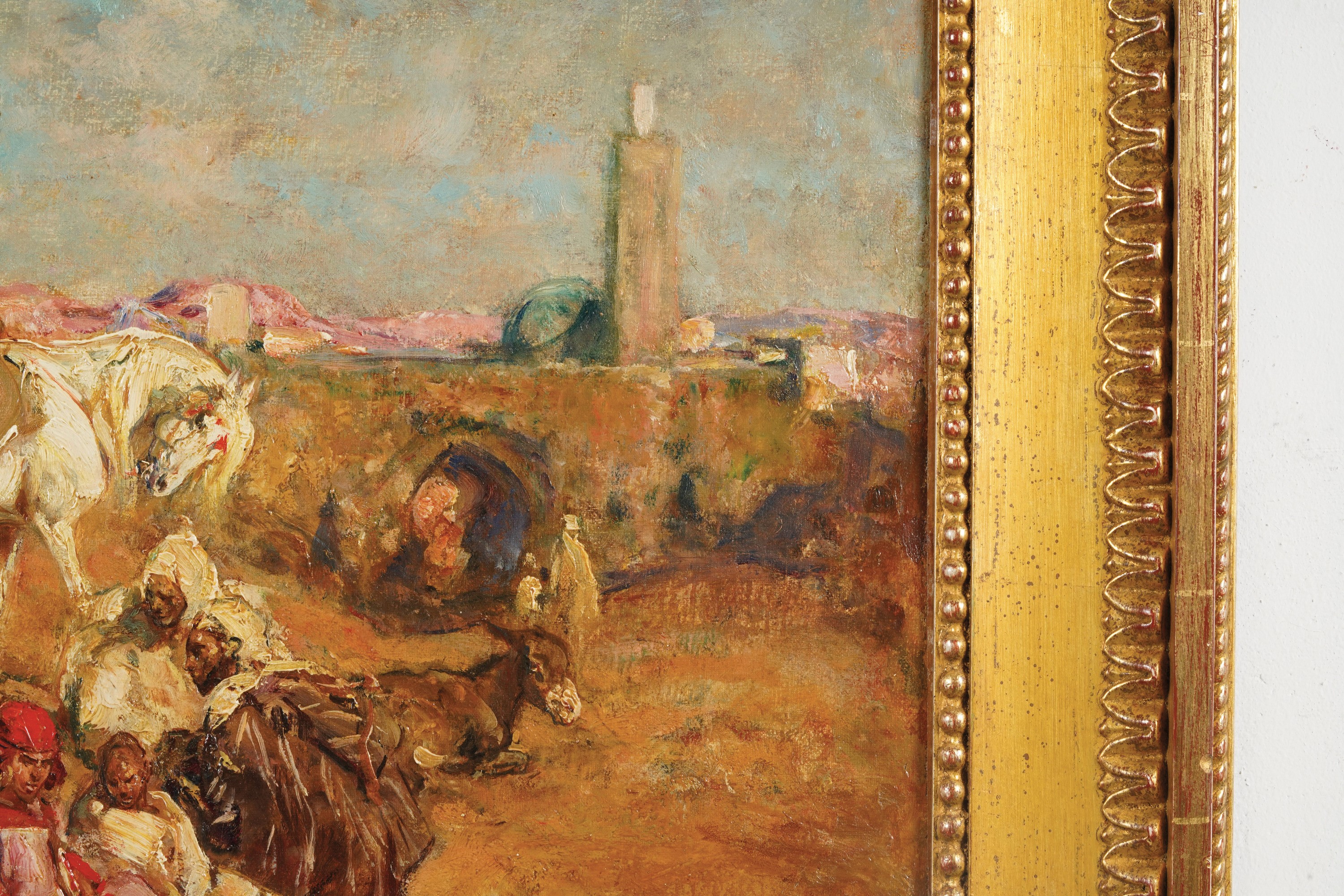 Henry Émilien Rousseau - Fermati All'ingresso della Medina