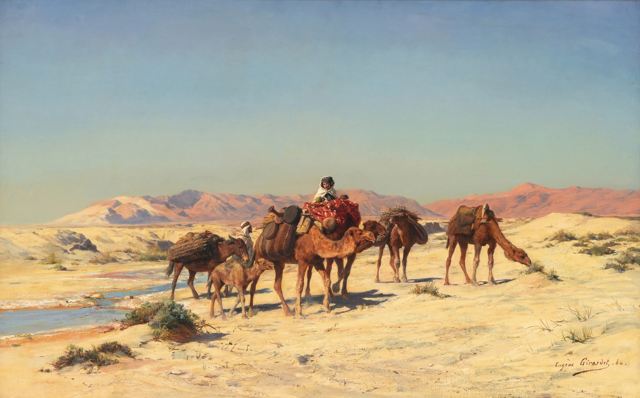 Eugène Alexis Girardet - La Carovana