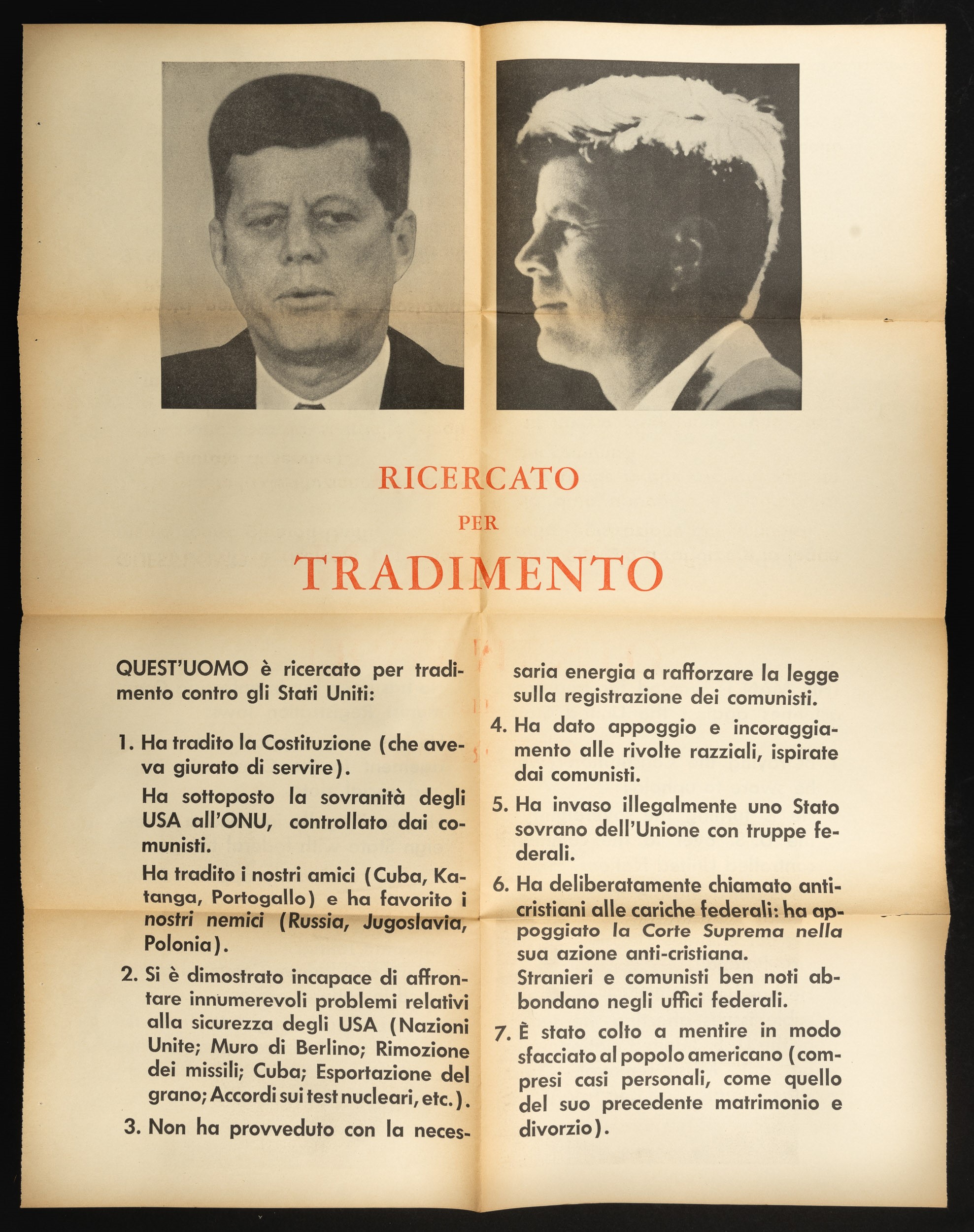 Anonimo - Il Manifesto di Dallas - Kennedy