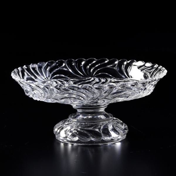 Alzatina Francia, Manifattura Baccarat, 1890 circa 