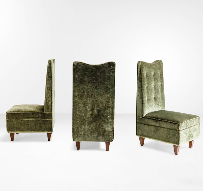 Cesare Lacca : Tre poltrone  - Auction Design - Cambi Casa d'Aste