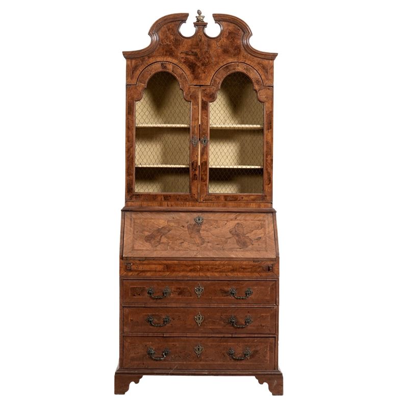 Trumeau lastronato in radica e filettato. XIX secolo  - Asta Antiquariato - Cambi Casa d'Aste