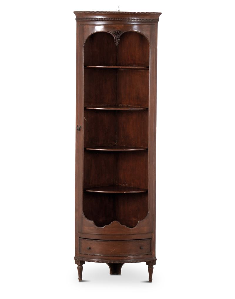 Angoliera con ripiani a giorno. XIX secolo  - Auction Antique - Cambi Casa d'Aste