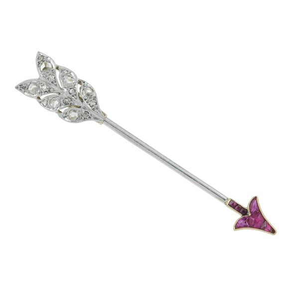 Diamond, ruby and gold 