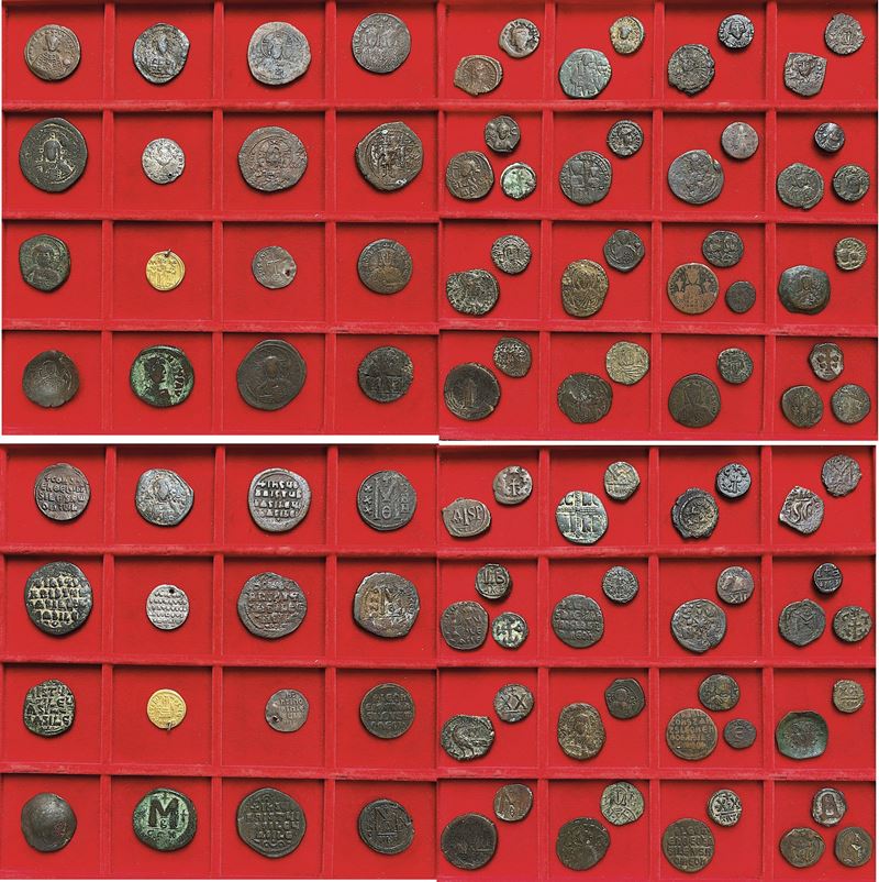 IMPERO ROMANO D’ORIENTE. Lotto di 52 monete.  - Auction Numismatics - Cambi Casa d'Aste