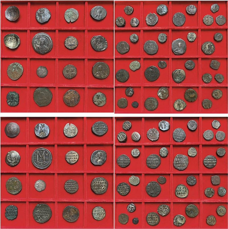 IMPERO ROMANO D’ORIENTE. Lotto di 52 monete.  - Auction Numismatics - Cambi Casa d'Aste