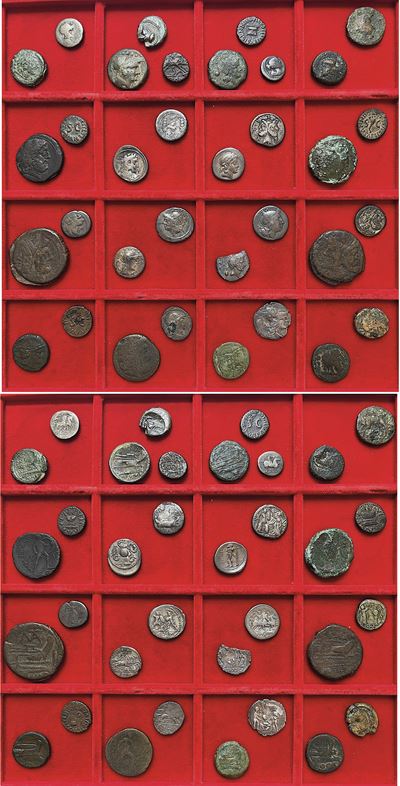 Repubblica Romana. Lotto di 34 Monete.