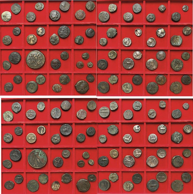 AREA GRECA. Lotto di 64 monete.  - Auction Numismatics - Cambi Casa d'Aste