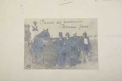 Due Album Contenenti Fotografie e Ritagli di Giornali Relativi a Concorsi Ippici