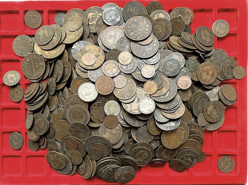 REGNO D’ITALIA. Lotto di circa 790 monete.  - Auction Numismatics - Cambi Casa d'Aste