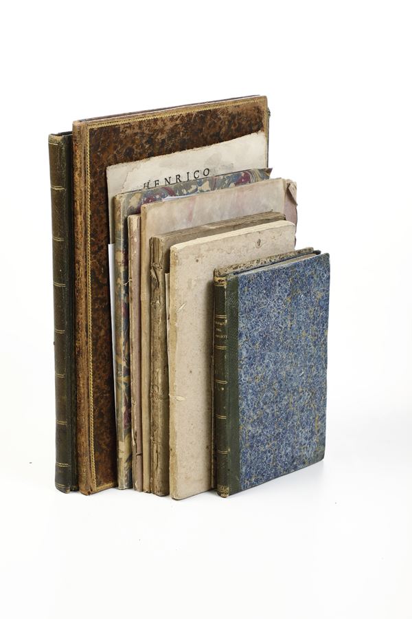 Giuseppe Vernazza Lotto di undici opere