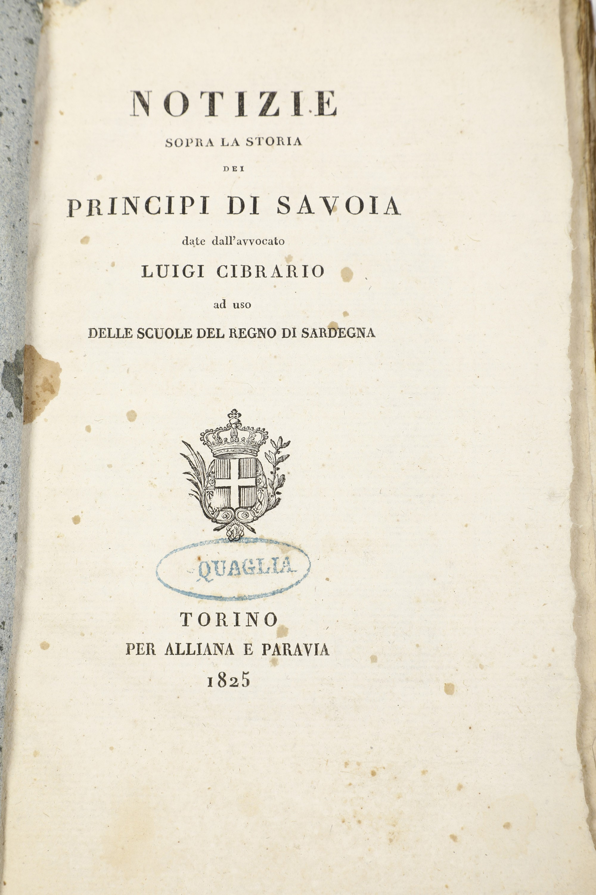 Autori Vari Lotto di Storia del Piemonte e Savoia
