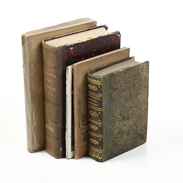 Autori vari  Lotto di opere sui viaggi in Piemonte