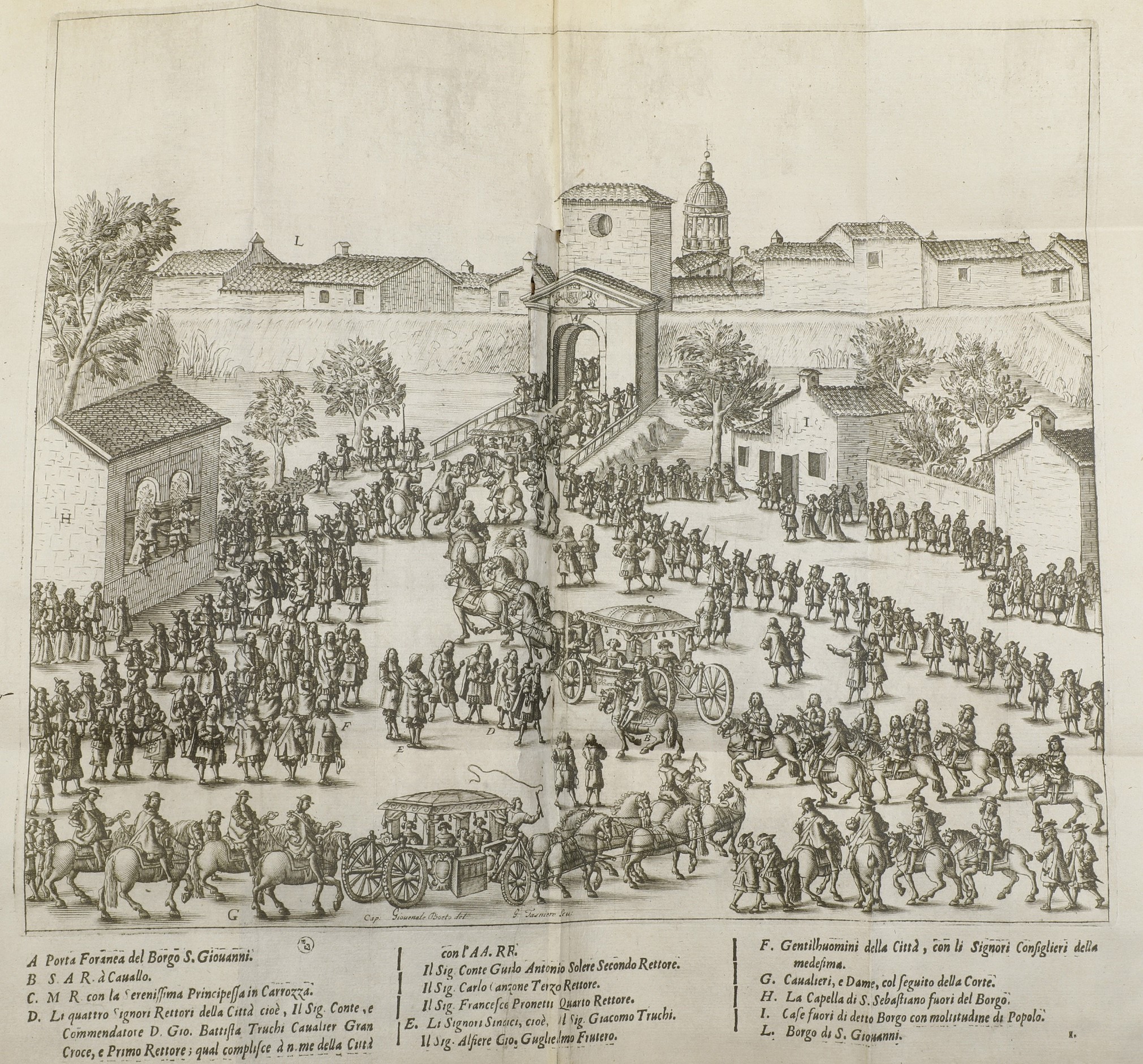 Truchi Giò Battista (1617-1698) - Panealbo Giovanni Relatione della Solenne Entrata Fatta nella C...