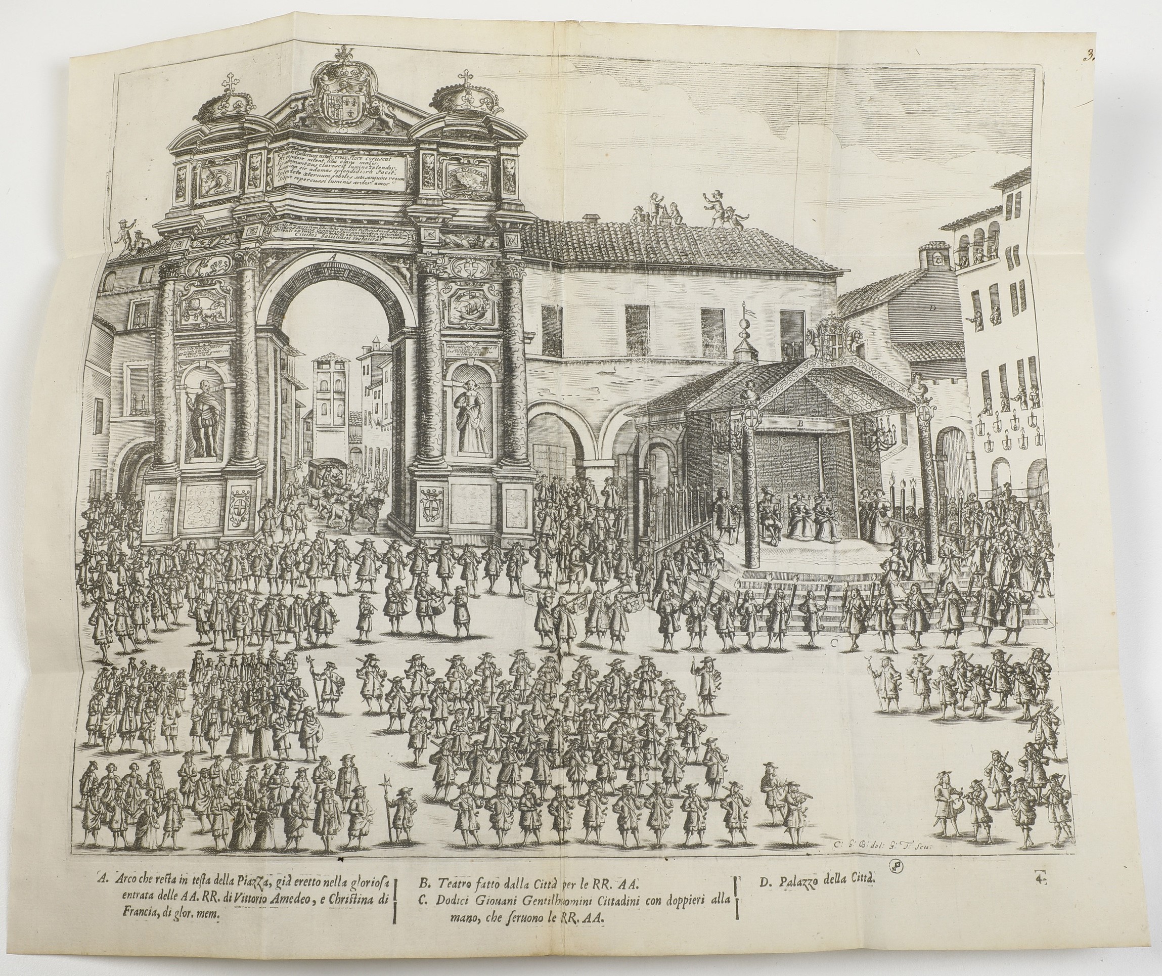 Truchi Giò Battista (1617-1698) - Panealbo Giovanni Relatione della Solenne Entrata Fatta nella C...