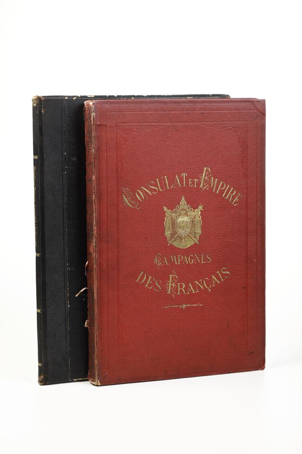 Victor Adam e Carle Vernet Lotto di due opere a tema napoleonico