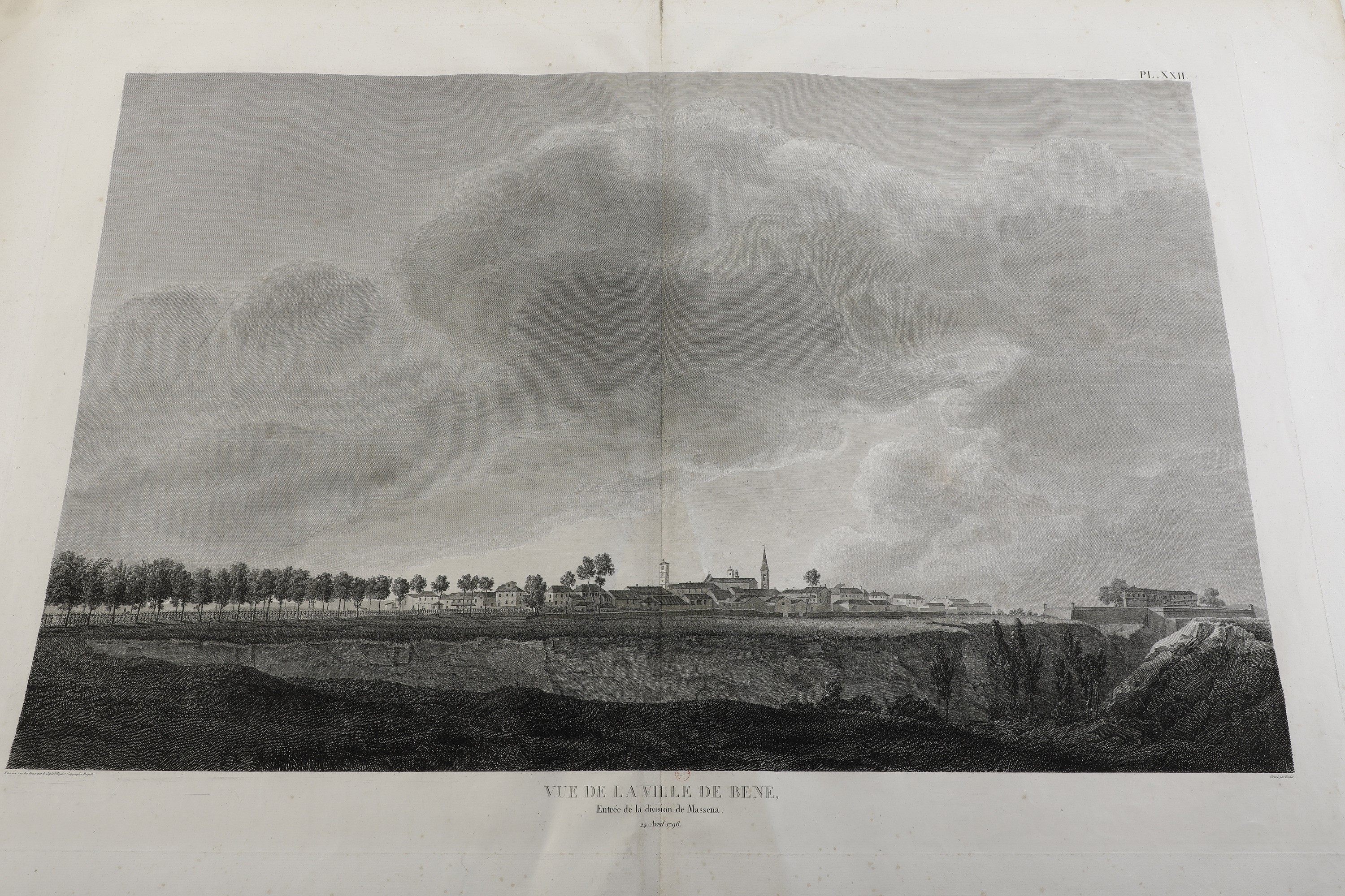 Giuseppe Pietro Bagetti Quattro Vedute di Località Piemontesi, 1796. la Raccolta di Incisioni, Di...