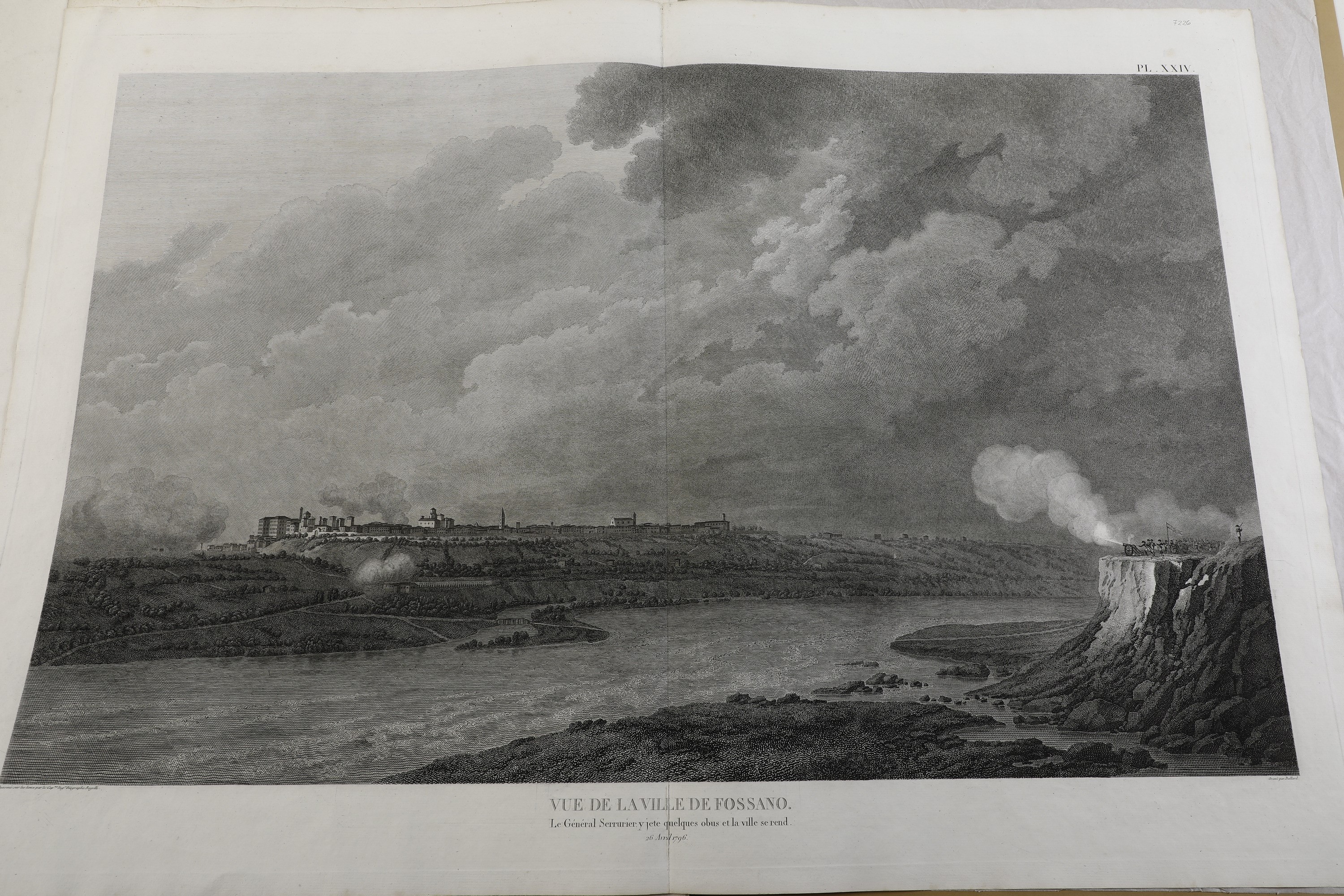 Giuseppe Pietro Bagetti Quattro Vedute di Località Piemontesi, 1796. la Raccolta di Incisioni, Di...