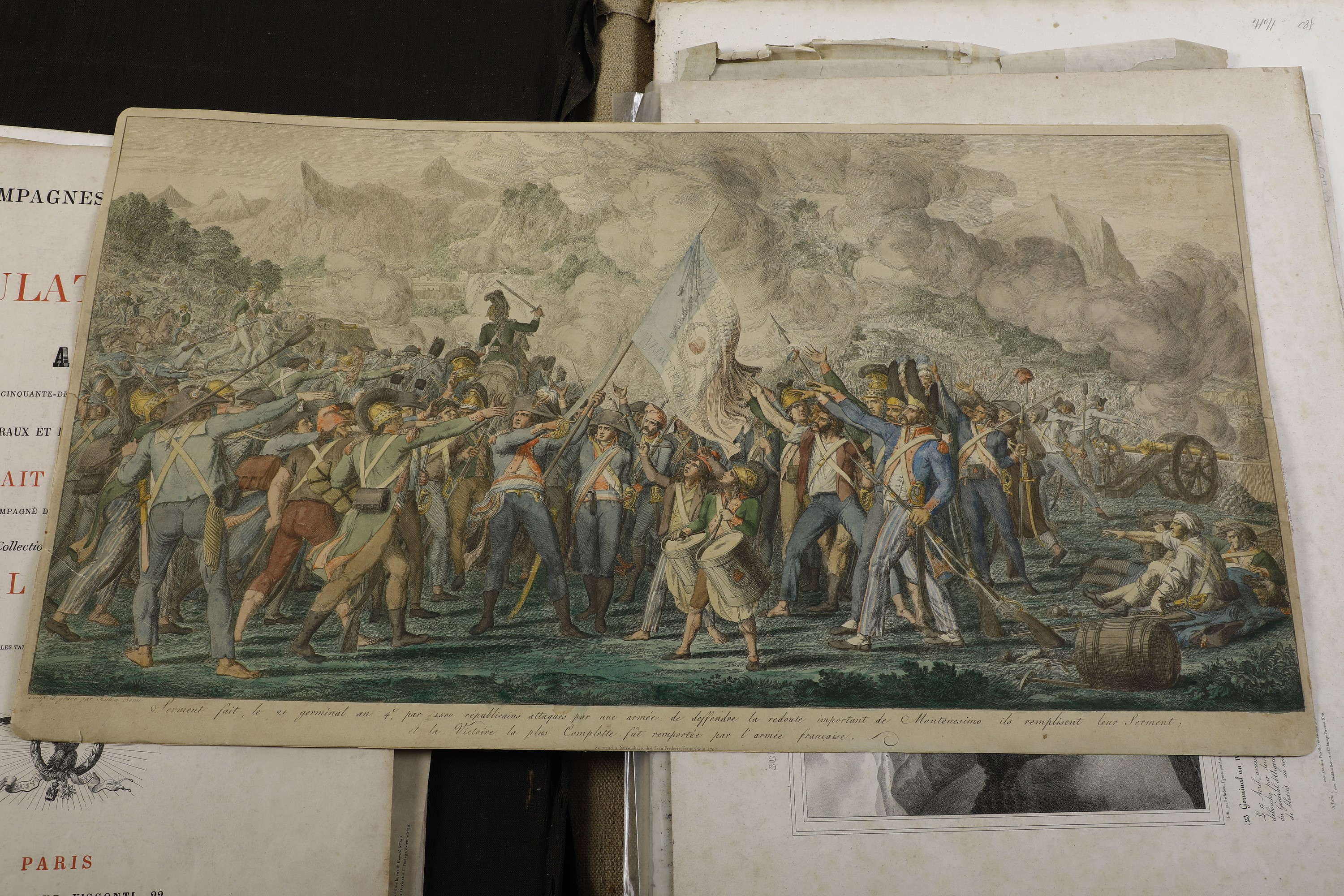 Aa.vv. Raccolta di 88 Stampe Napoleoniche, Inclusa L'"histoire De Napoléon. Suite De Sujets Compo...