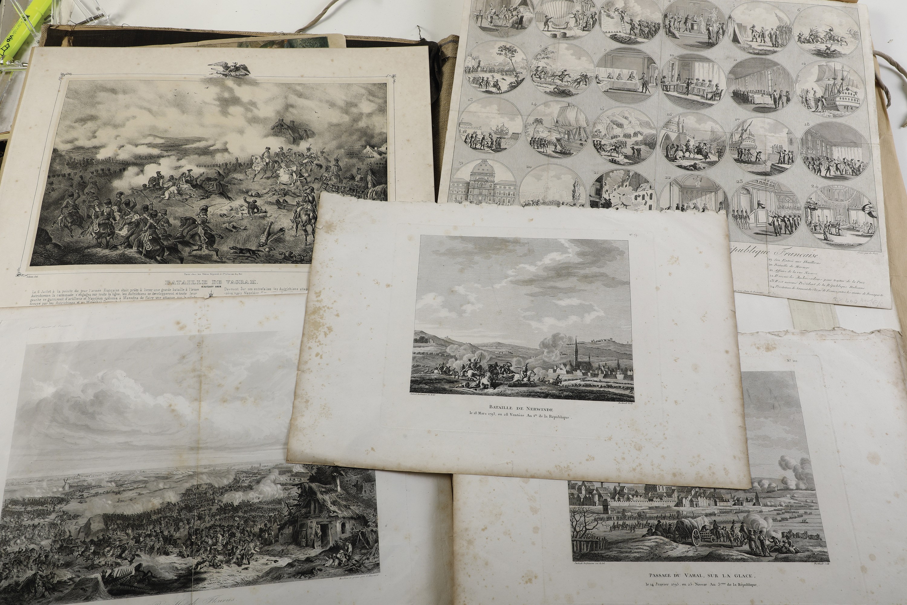 Aa.vv. Raccolta di 88 Stampe Napoleoniche, Inclusa L'"histoire De Napoléon. Suite De Sujets Compo...