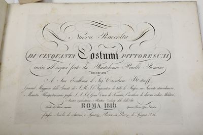 Bartolomeo Pinelli (roma, 20 Novembre 1781 – Roma, 1º Aprile 1835) una Raccolta di Costumi Pittor...