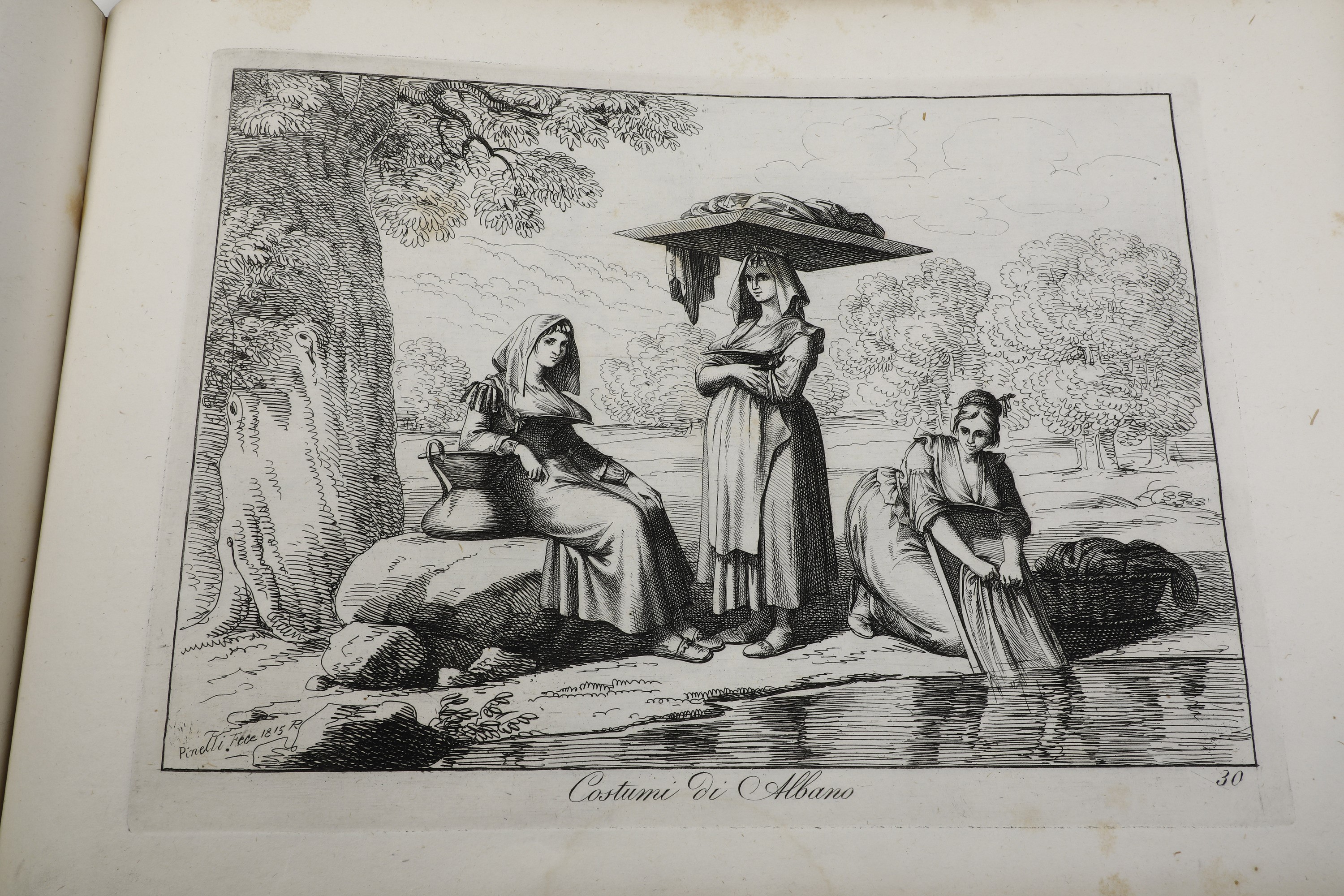 Bartolomeo Pinelli (roma, 20 Novembre 1781 – Roma, 1º Aprile 1835) una Raccolta di Costumi Pittor...