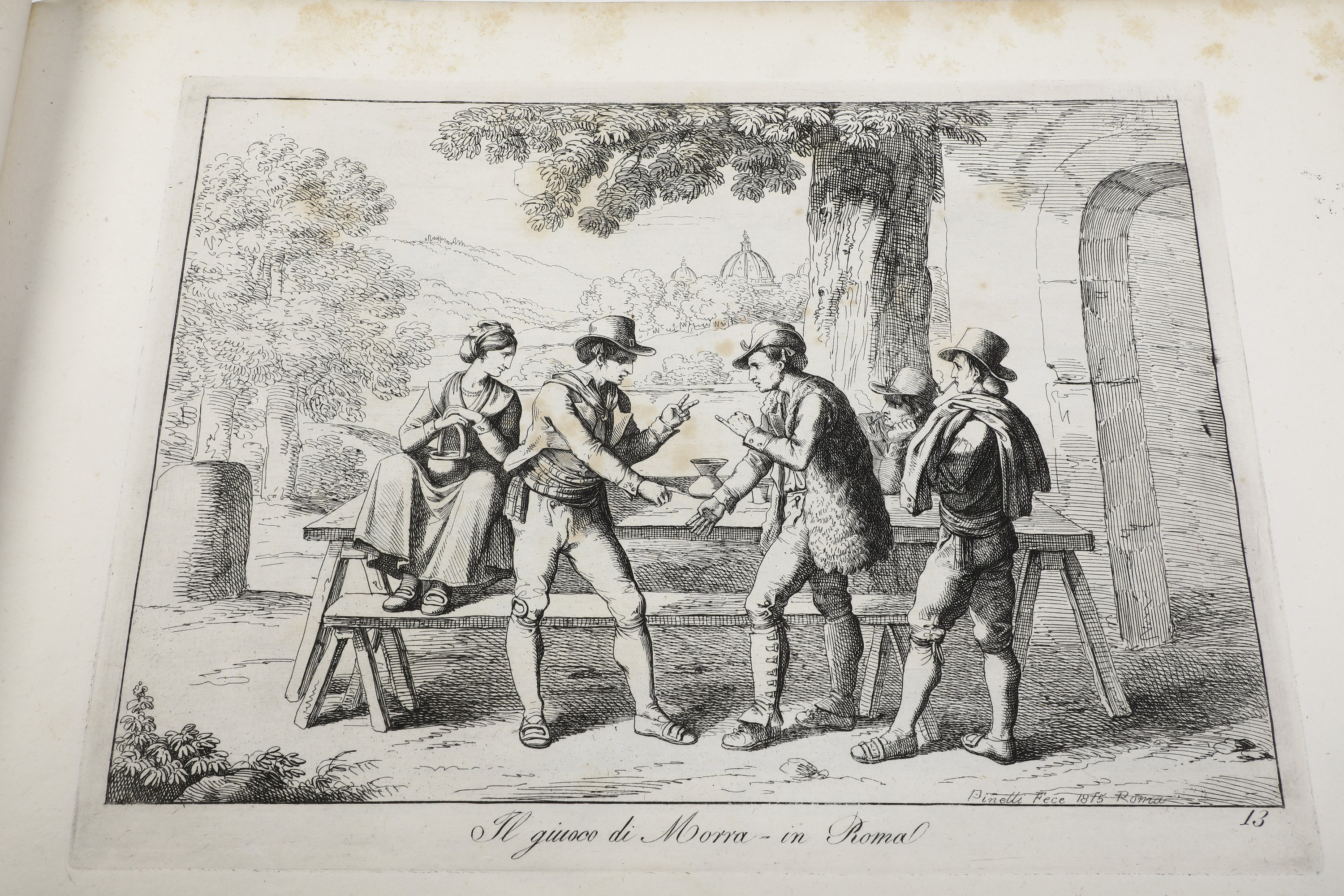 Bartolomeo Pinelli (roma, 20 Novembre 1781 – Roma, 1º Aprile 1835) una Raccolta di Costumi Pittor...